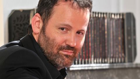 potrait mit Bandoneon  