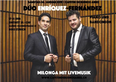 Tango, Milonga, Konzert