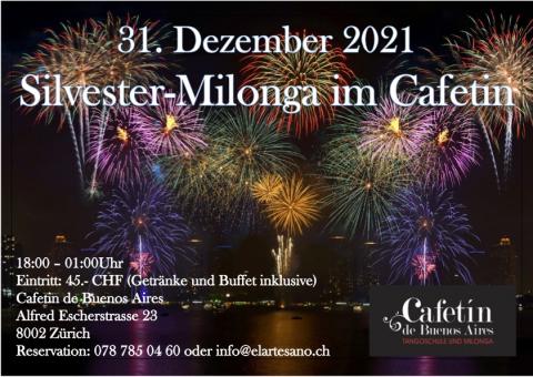 Tango tanzen an Silvester im Cafetin