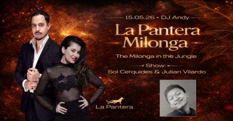 La Pantera Milonga am 15.05 - Live Show bei Julian Vilardo & Sol Cerquides