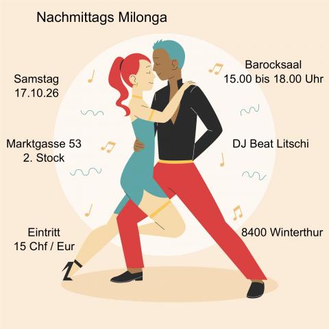 Nachmittags Milonga im Barocksaalttag